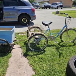 3 Wheel Trike And Trailer 