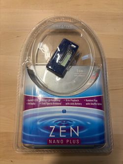 Creative Zen Nano Plus 1GB MP3 Player