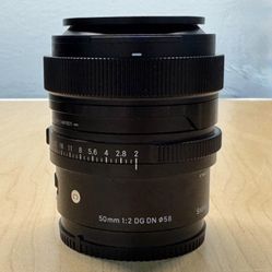 Sigma 50mm f2 DG DN Contemporary Sony E Mount Lens 