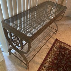 Sofa Table Wine Rack Or Console Table 