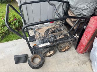 Mitm pressure washing cart + gas tank