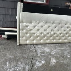 King Size Bed Frame With Headboard!!