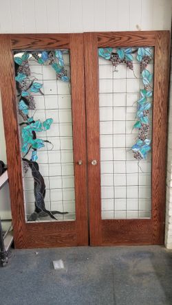 Stained Glass Doors
