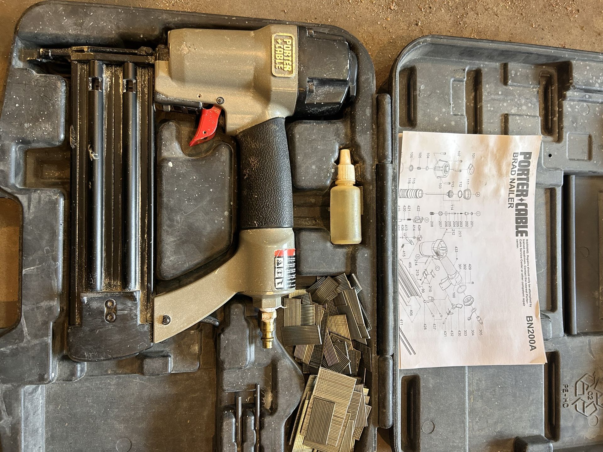 Porter Cable Brad Nailer Gun