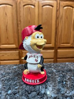 Los Angeles Angels of Anaheim Baseball Rally Monkey Bobblehead. Preowned no box. Has been on display in a cabinet with an Angels Baseball collection