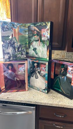 Gone With The Wind Scarlett O’Hara Barbie Dolls