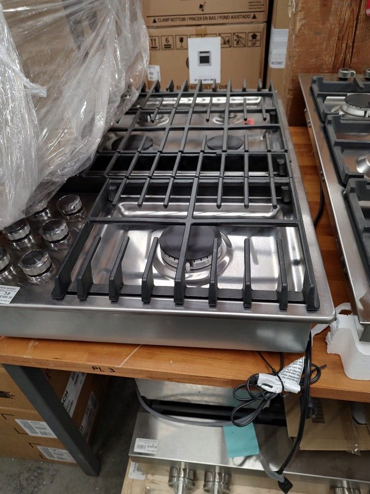 KitchenAid KCGD506GSS 36 Inch Gas Downdraft Cooktop