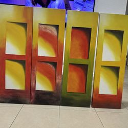 Cuadro (set De 4)