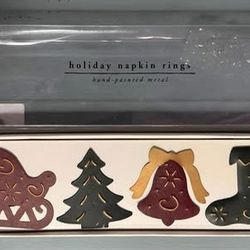 Pier One Imports Christmas Napkin Rings just $5 