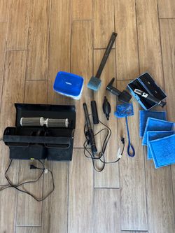 Complete Marineland Saltwater Aquarium Equipment Bundle – Filter, Heater, Refractometer, Test Kit