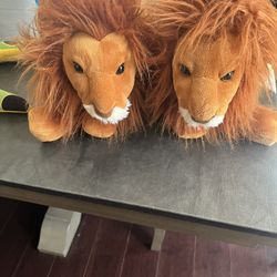 2 Stuffed Lions