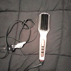 Hair Brush Straightener 