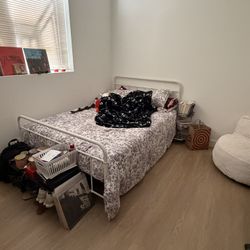 White Full Bed Frame