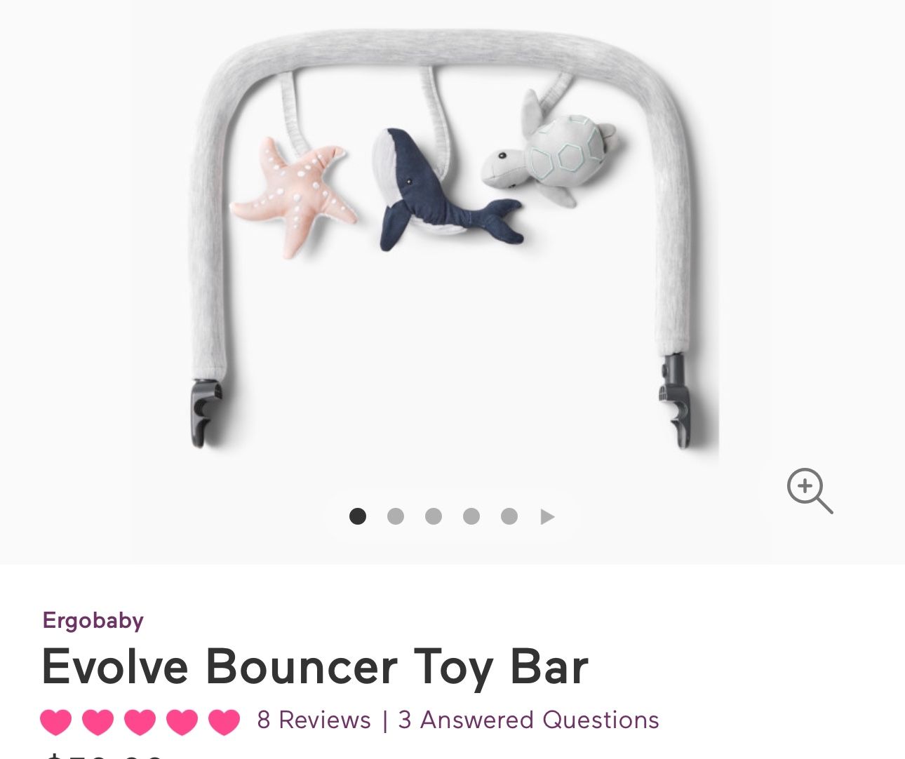 Designed for the Evolve Bouncer this Toy Bar