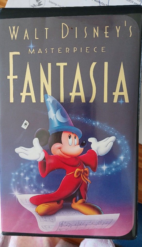 Disney Fantasia VHS Tape