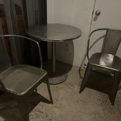 Table And Chair Metal