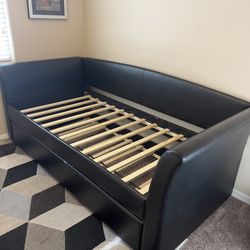 Leather Day Bed Frame