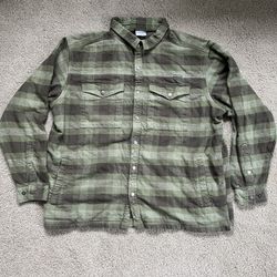 Columbia Insulated Button Up Flannel XXL