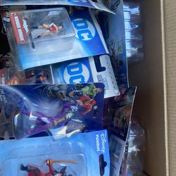 Shoe Box Full Of Mini Figurines Mostly New In Package 