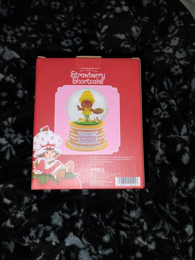 Strawberry Shortcake Orange Blossom Snow globe New In Box