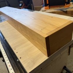 New Handmade Wooden Mantle