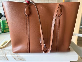 Tory Burch Perry Leather Tote As Is