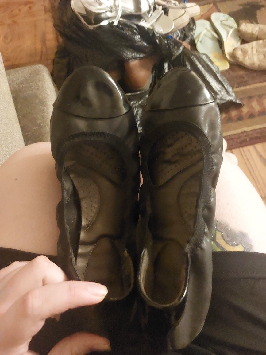 Black Flats Women's Size 10