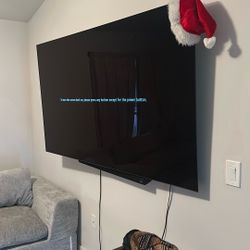 85 Inch LG Flat Screen Smart TV  With Remote And Sorround Sound Speaker Included. 