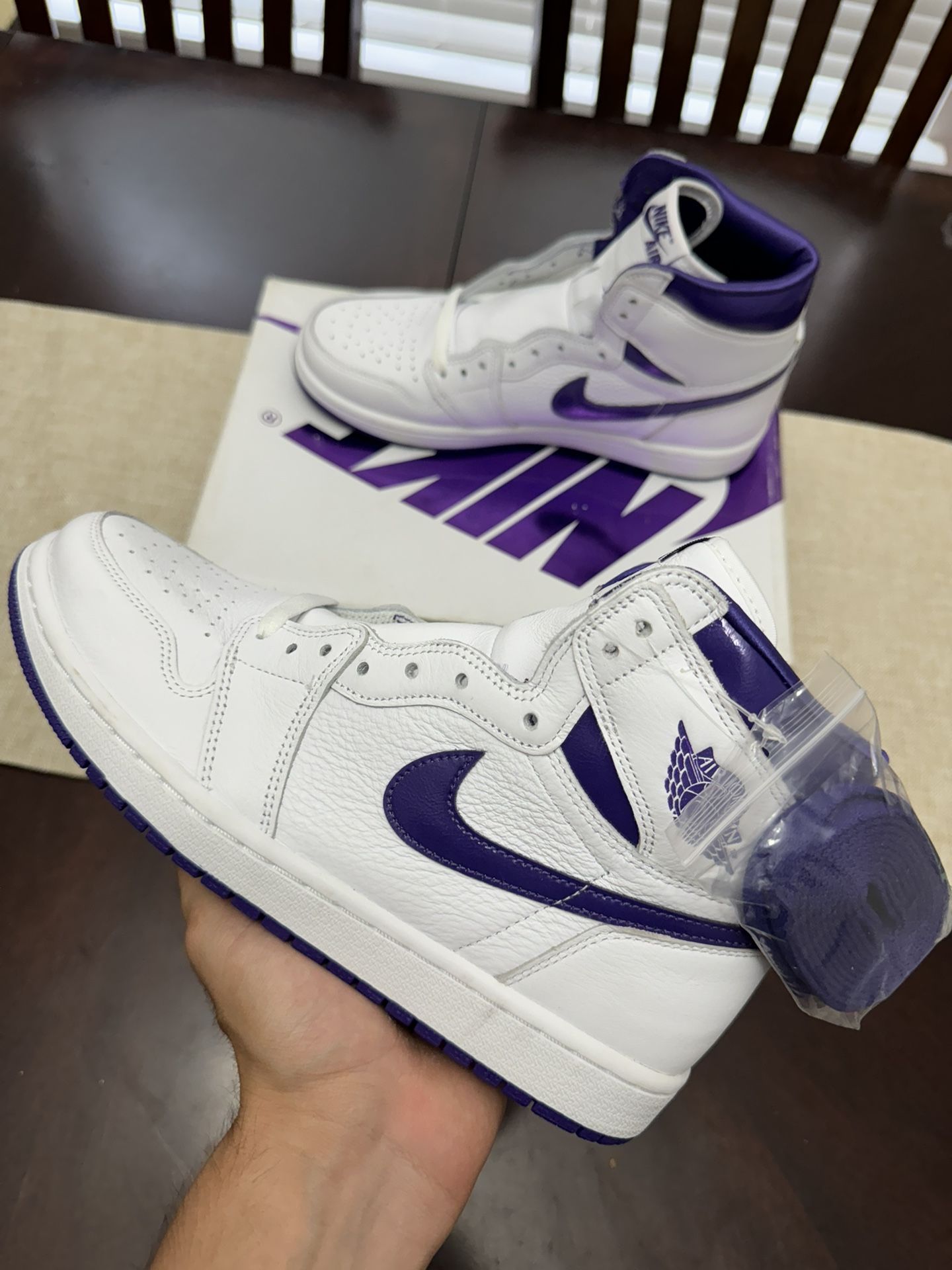 Jordan 1 Metallic Purple