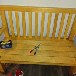 Wood Bench