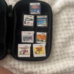 Nintendo3DS Games And Case 