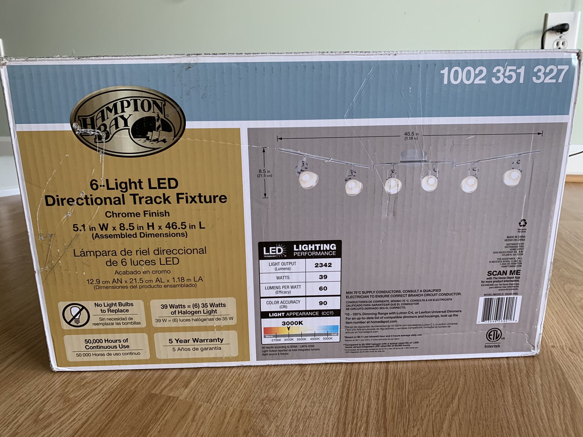 Hampton Bay Track Fixture