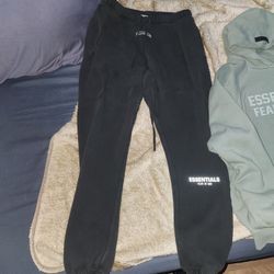 Black fear of god essentials Sweatpants joggers