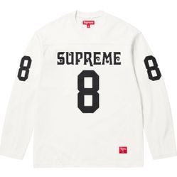 Supreme Affiliated L/S Football Top|Size L