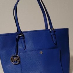 Michael Kors Royal Blue Jet Set Tote