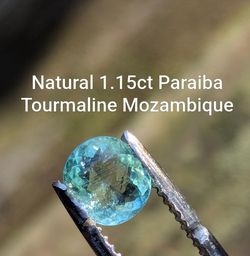Natural 1.15ct Mozambique Paraiba Tourmaline