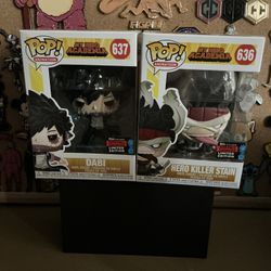 Funko My Hero Academia Hero Killer Stain (NYCC 2019) and Dabi Funko Pop NYCC 2019 Bundle