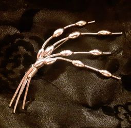1940's CORO PEGASUS STERLING SILVER PUSSY WILLOW BROOCH signed EXCELLENT Condition