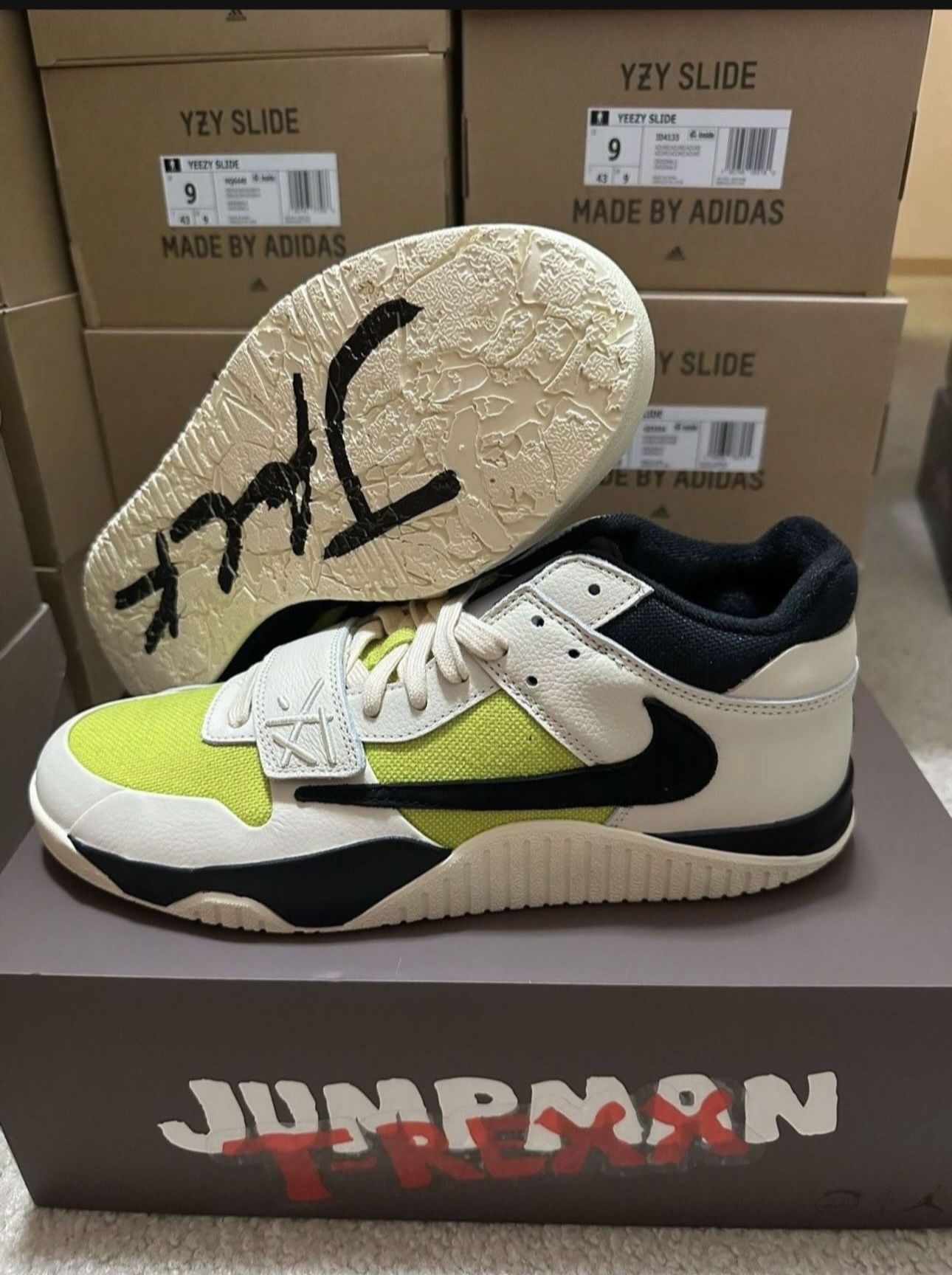 Jordan Jumpman Jack TR Travis Scott Bright Cactus (FZ8117-102) Mens Size 12 Brand New