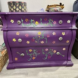 Purple Small Dresser