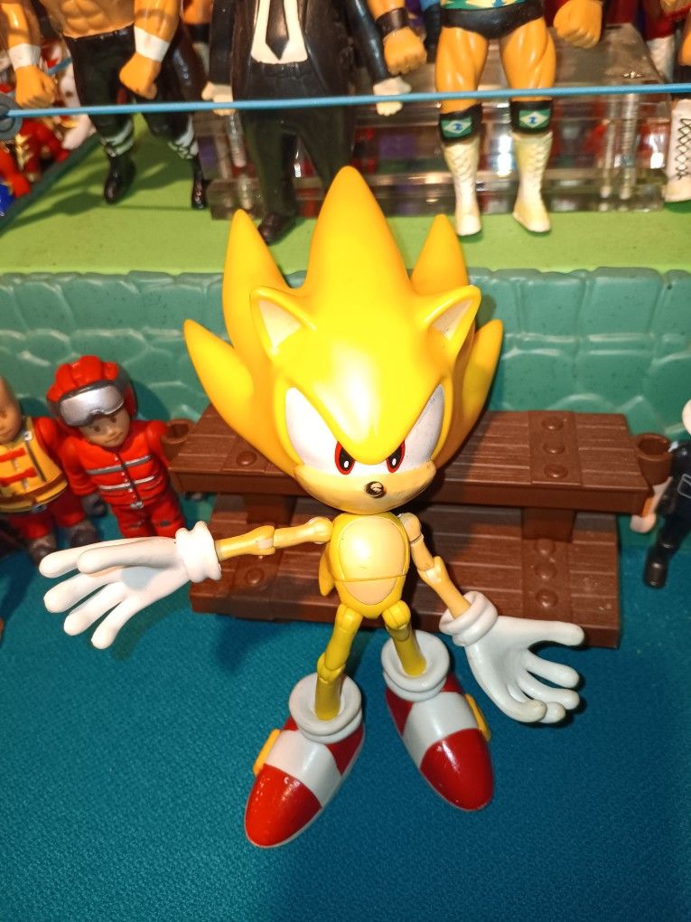 Sonic The Hedgehog Figure "Super Sonic" ( Jazwares 2008 )