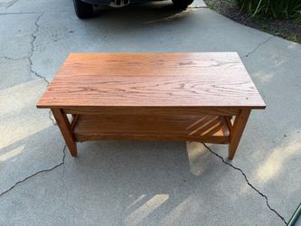 Mission Craftsman Style Oak Coffee Table HEAVY DUTY