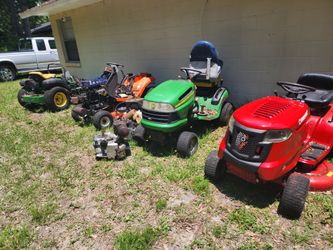 4 Lawn Mowers For Parts