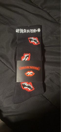 Chrome Hearts Black Crew Socks