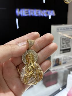 14 K Gold San Judas Pendant 