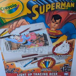 Superman light up tracing desk
