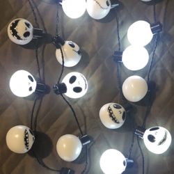 Nightmare Before Christmas Jack Skellington Light Up Necklace -Disney