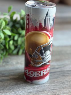 49ers 20oz Skinny Tumbler