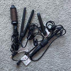 amika thermal brush and other hair tools 