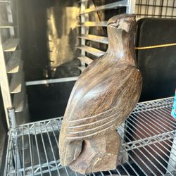 Wood Carved Eagle Decor vintage